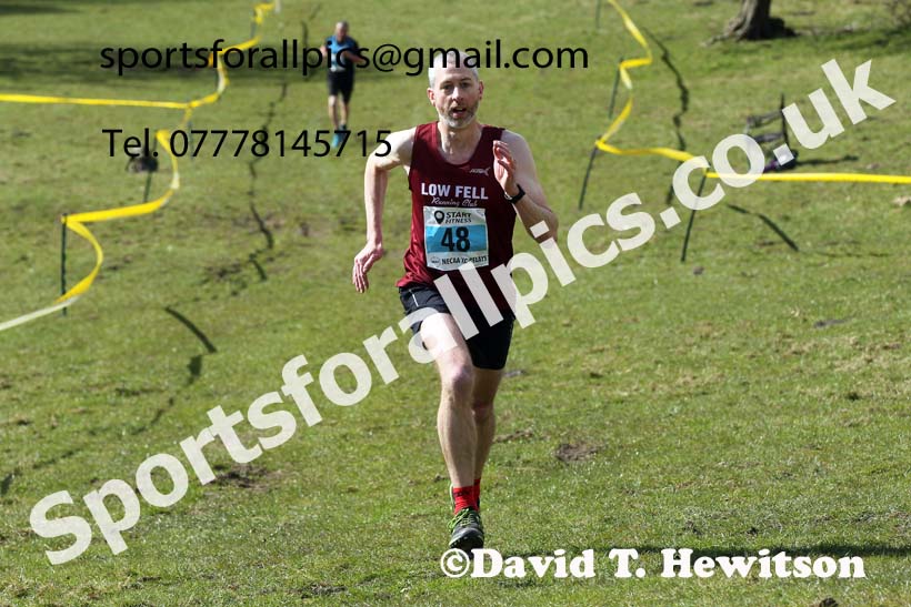Masters men 2021 NECAA Cross Country Relays, Thornley Farm, Peterlee, Saturday, April 10th. Photo: David T. Hewitson/Sports for All Pics